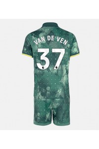 Tottenham Hotspur Micky van de Ven #37 Jalkapallovaatteet Lasten Kolmas peliasu 2024-25 Lyhythihainen (+ Lyhyet housut)